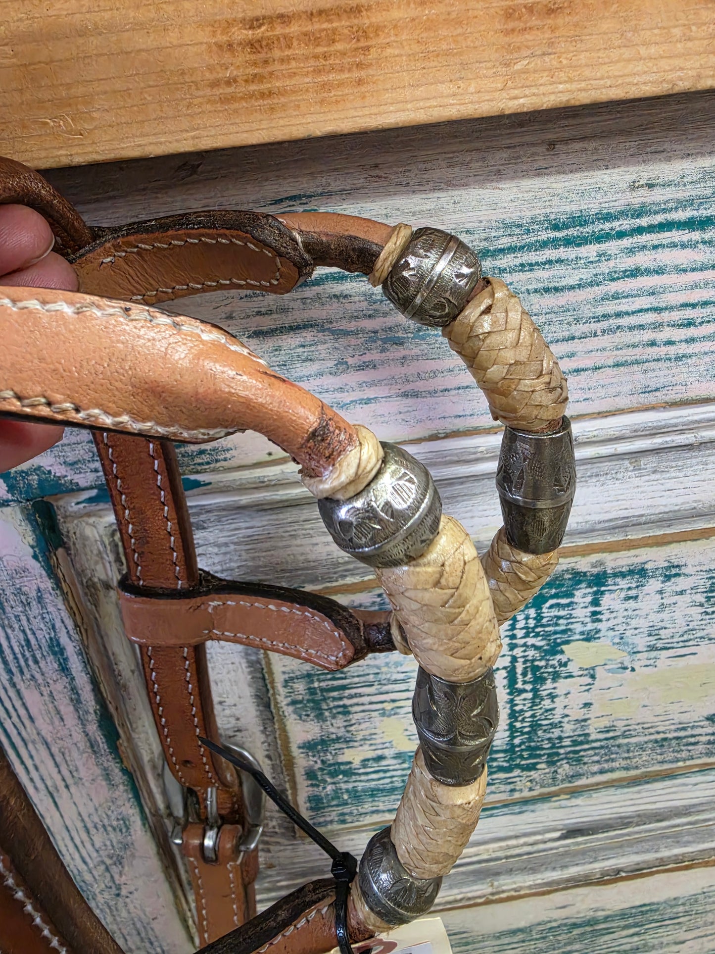 Double Ear Headstall                   German Silver Ferrals