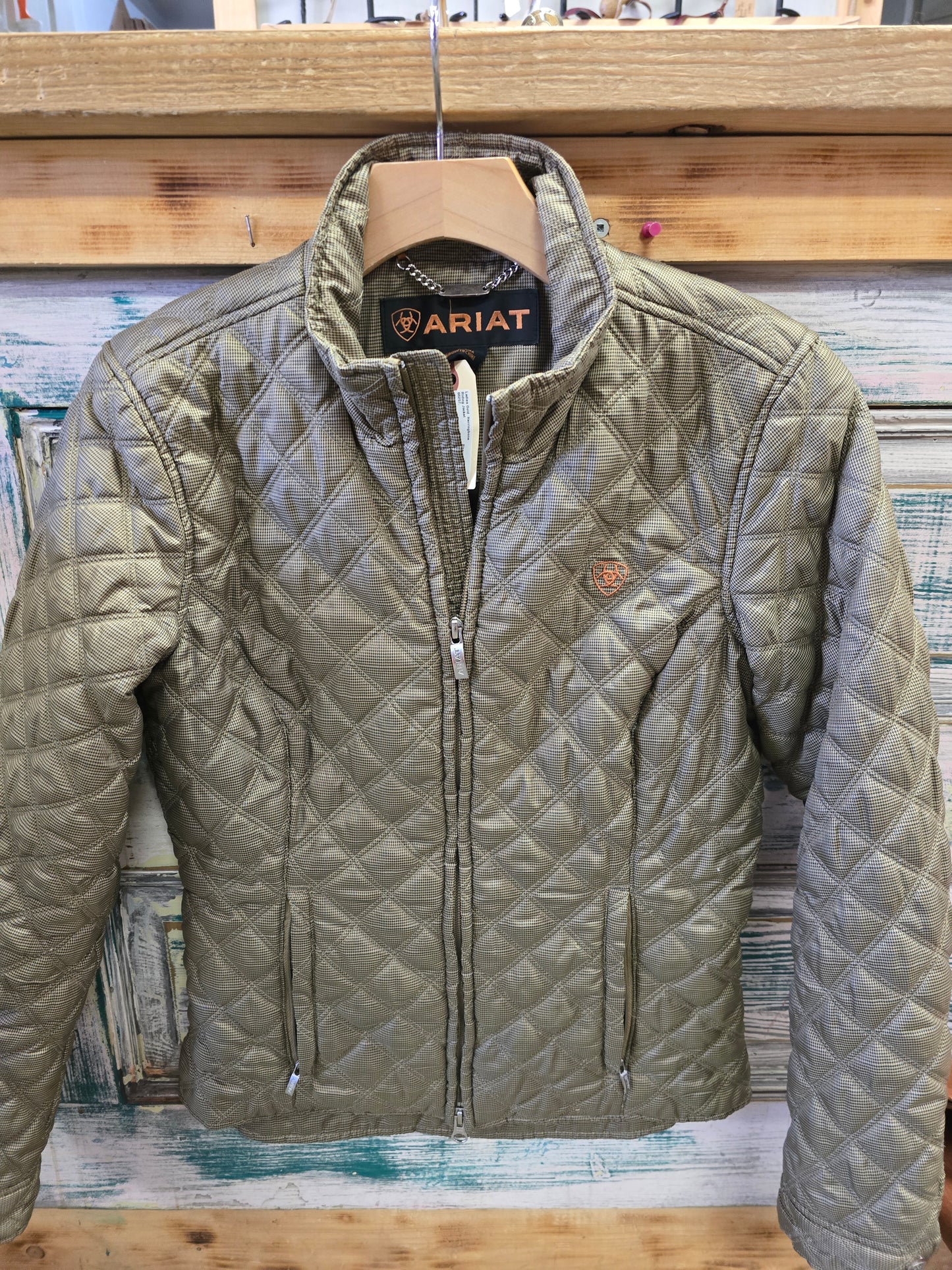 Ladies Gold  Herringbone                  Riding Jacket