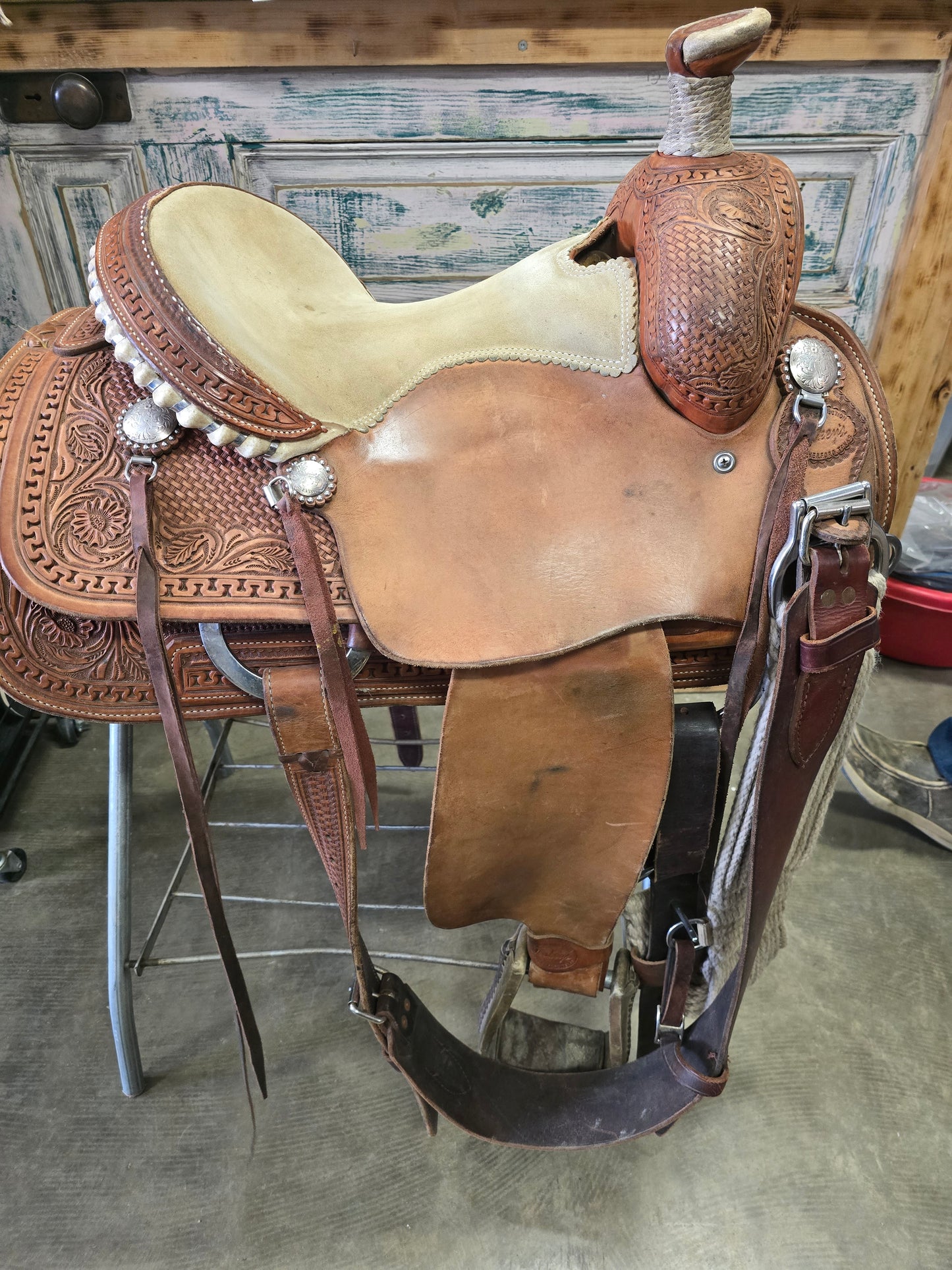 Teskey's 14 Inch Rope Saddle