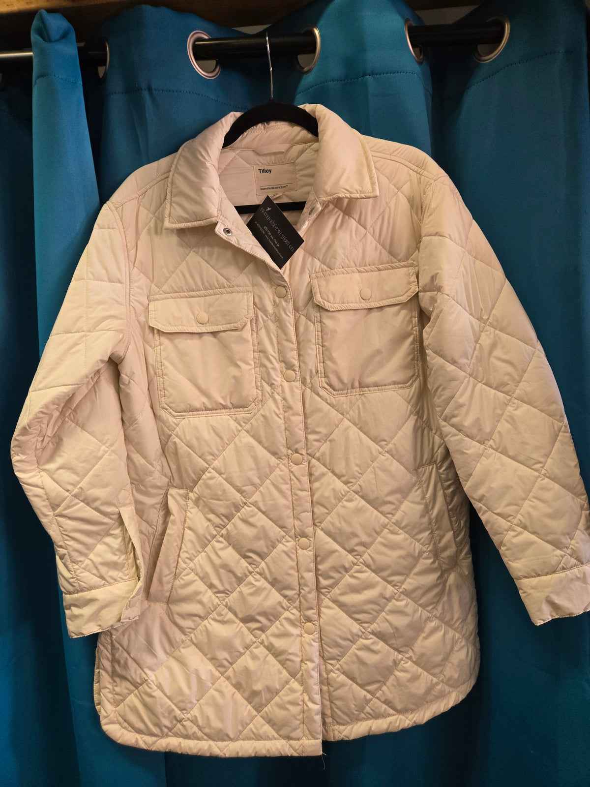 Ladies Tilley Ivory 3/4 Lenght Jkt.