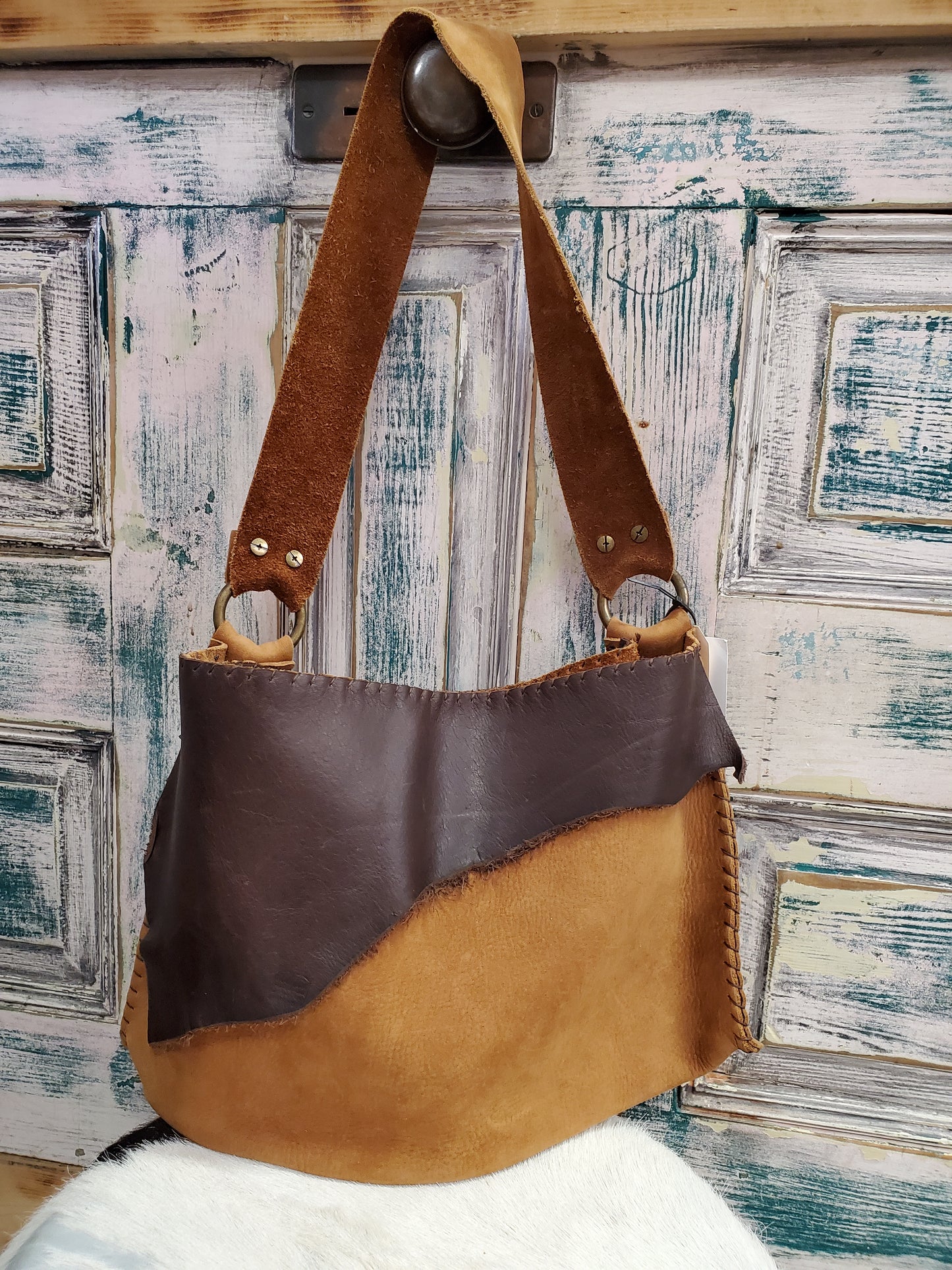 Hand Made Leather Messenger Bag