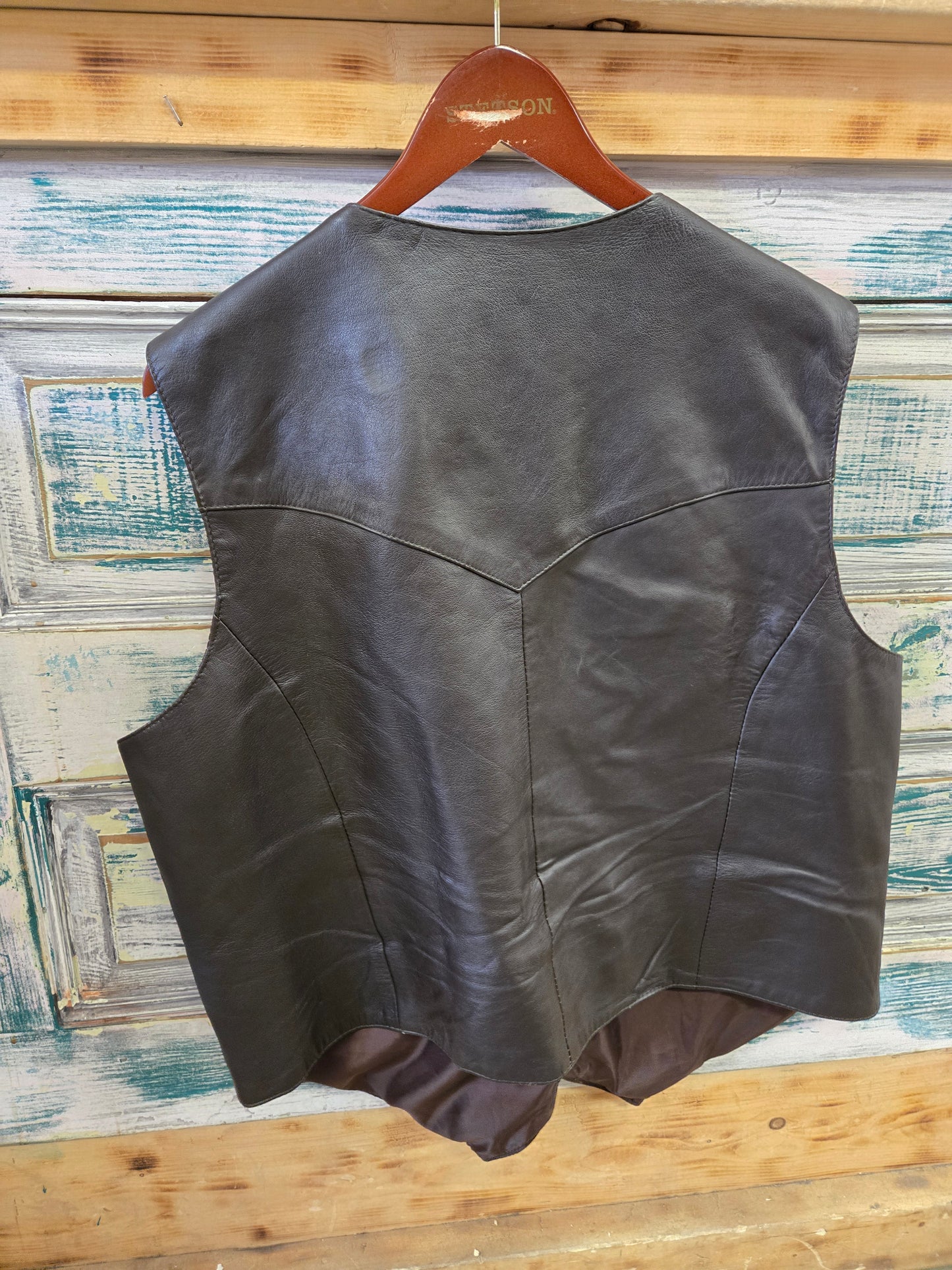 Men's Leather Scully Vest
