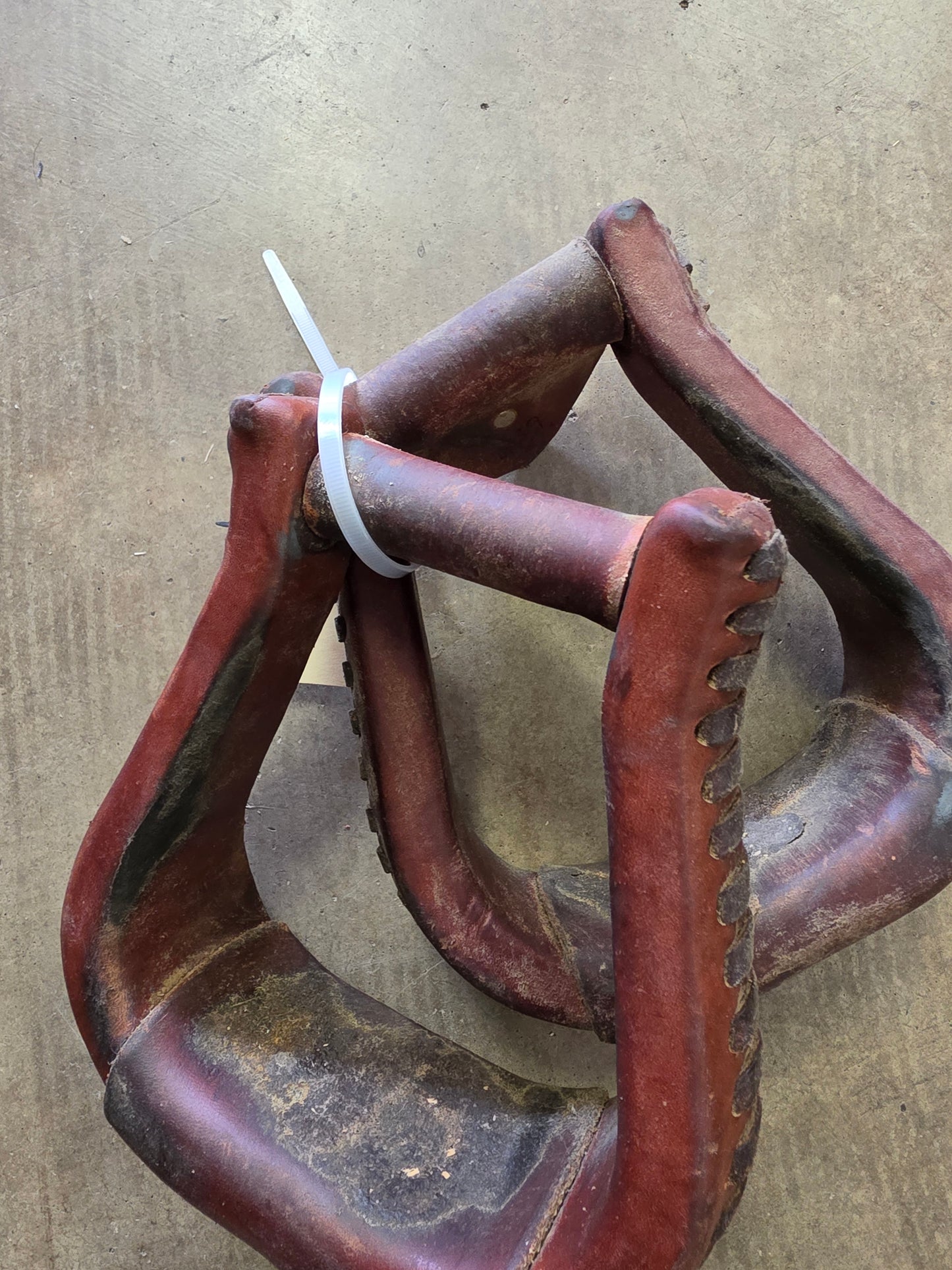 Leather Wrapped Stirrups