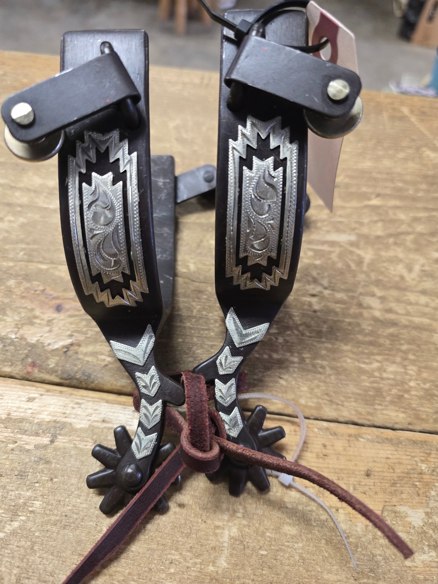 NEW Bronzed w/Silver Detail Spurs