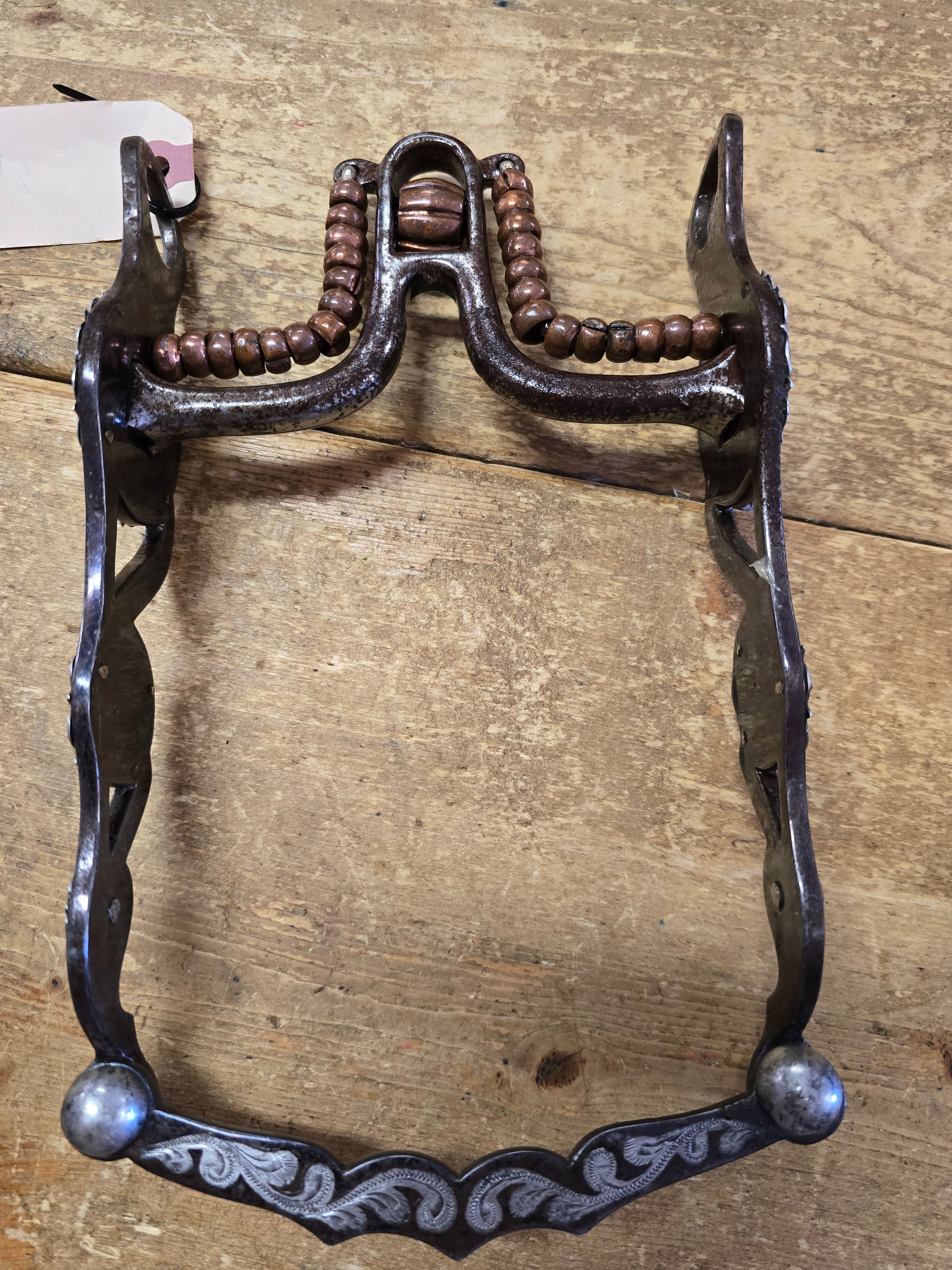 Concho Cheek Spade Bit Copper Rollers – Frayed Knot Western Consignment