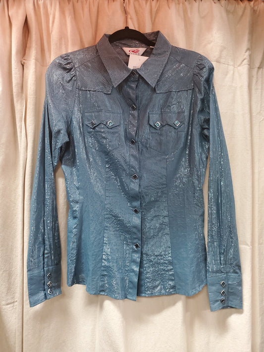 Blue w/Silver Stripe W/Shirt