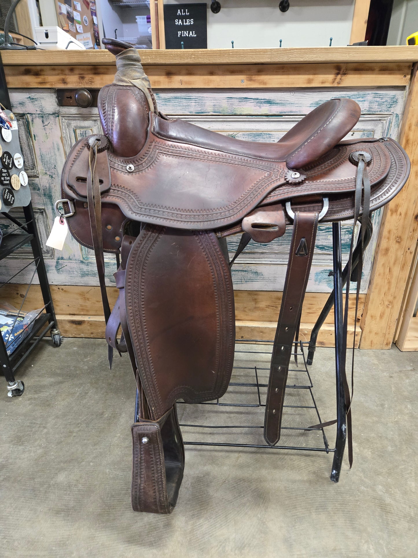 Chuck Rollins Ranch Saddle