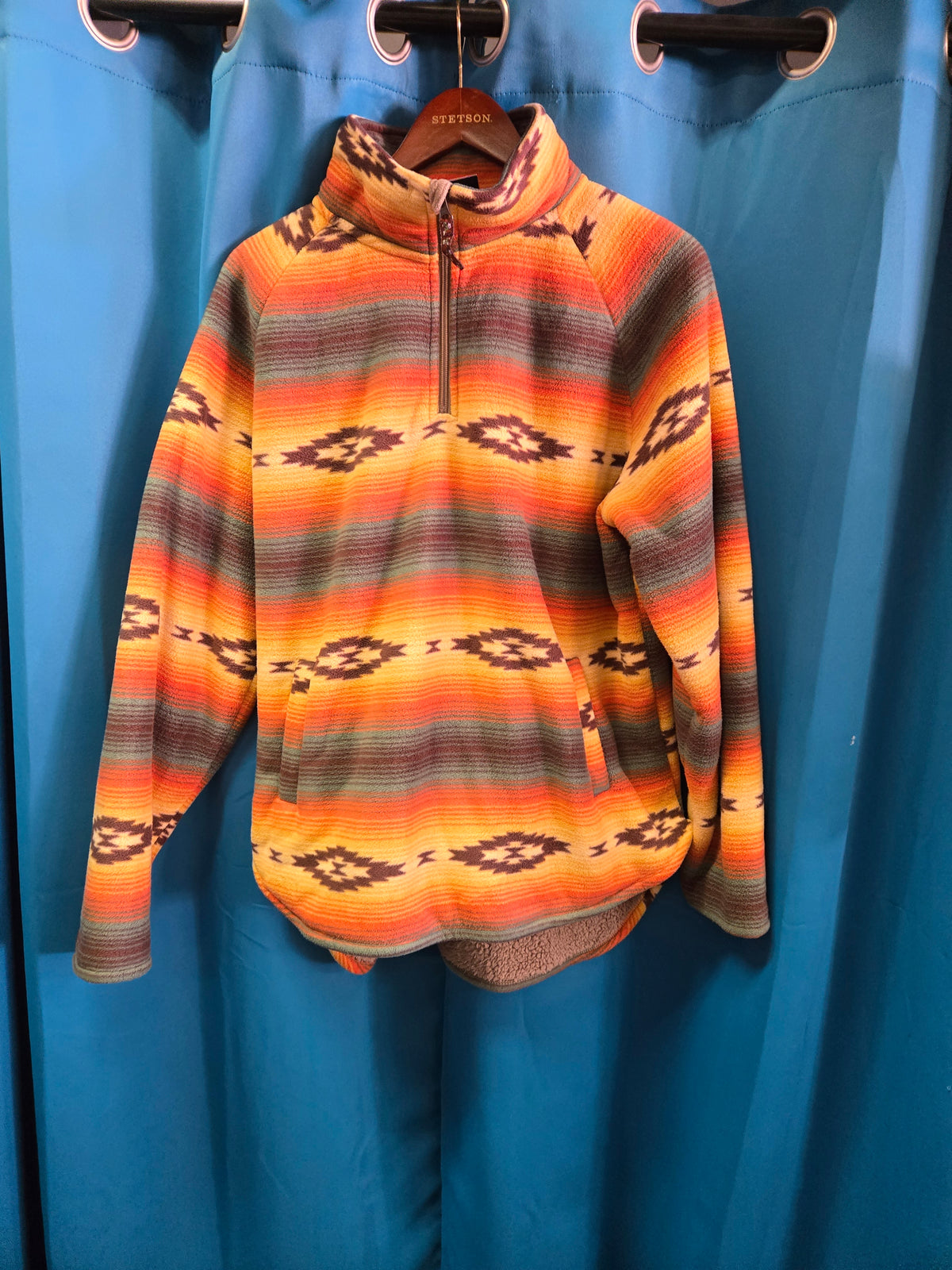 Autumn Color Aztec Serape Print                       Fleece