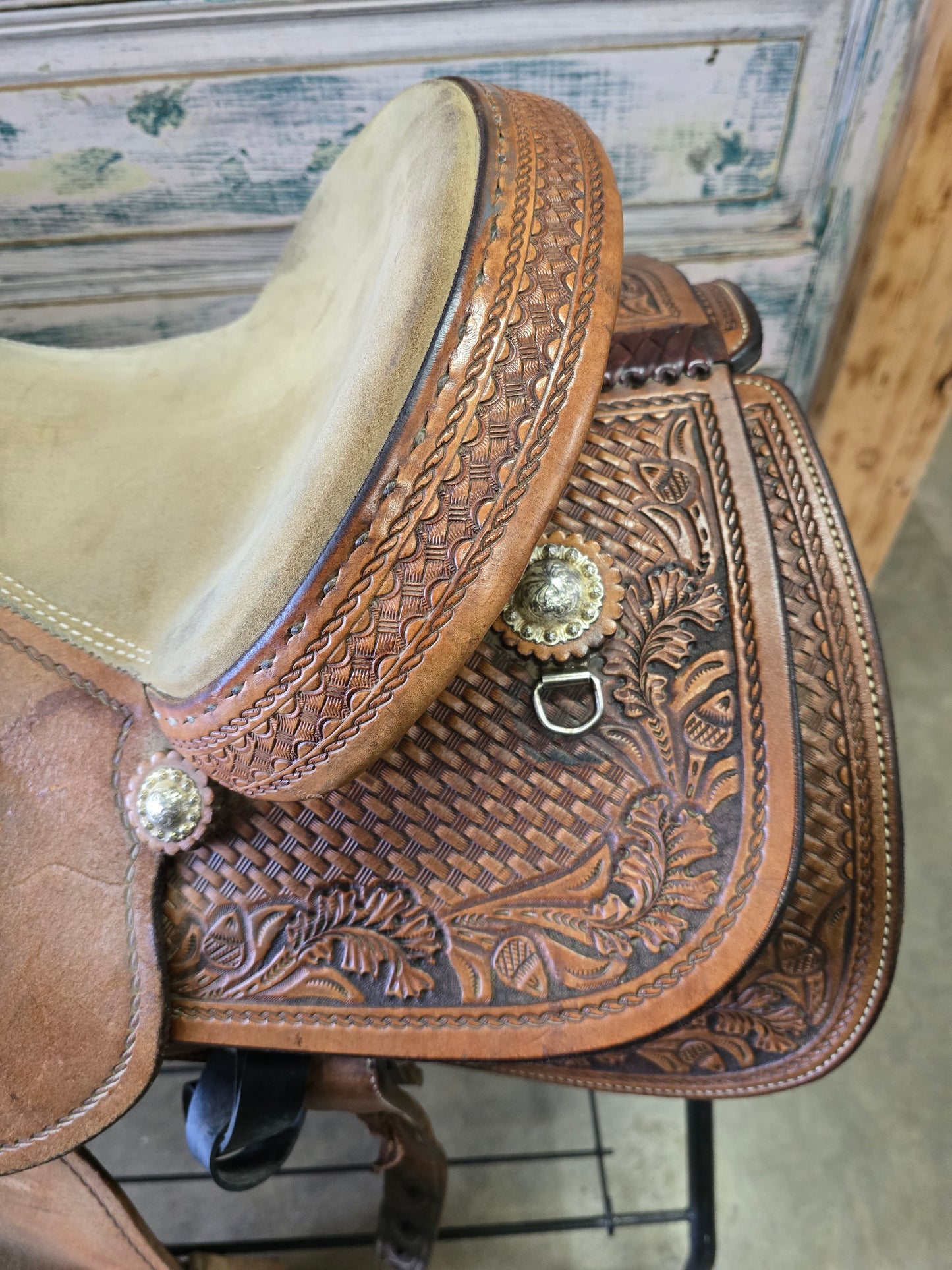 14 Inch Frontier Rope Saddle