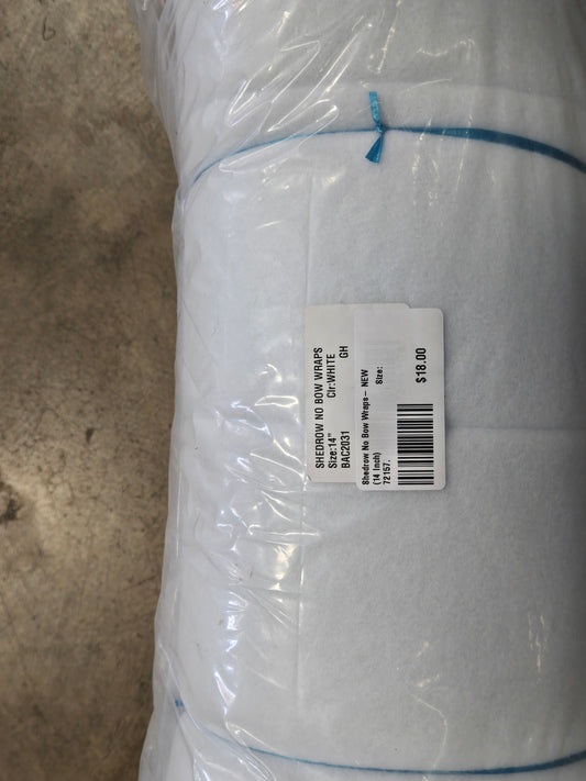 Shedrow No Bow Wraps- NEW                     (14 Inch)