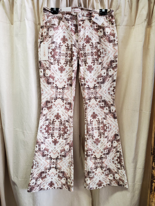 Aztec Flare Jeans/ Like NEW