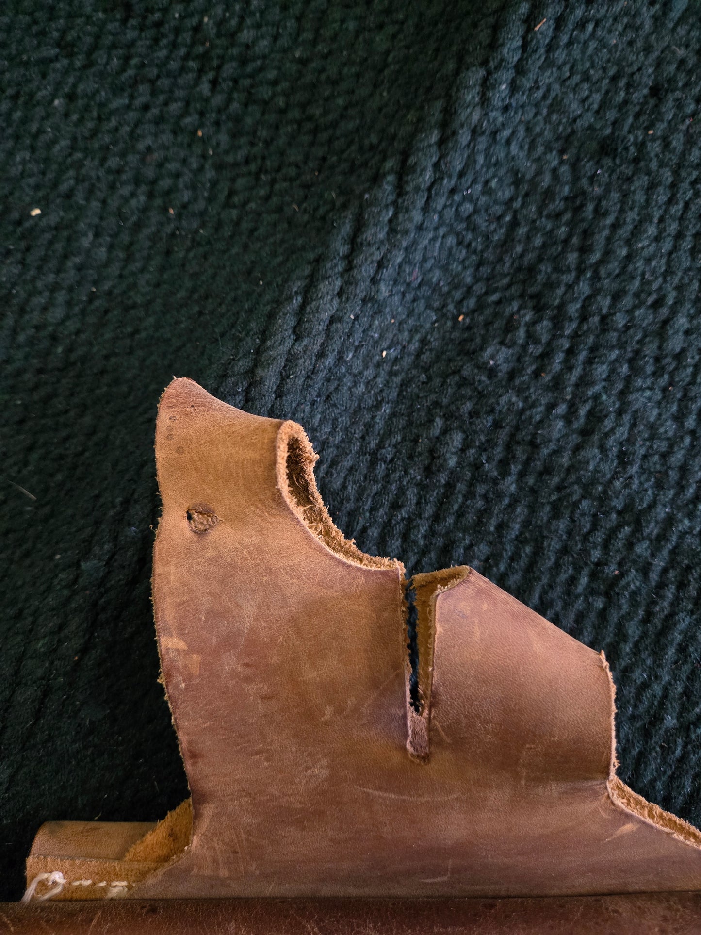 Leather Horn Bag