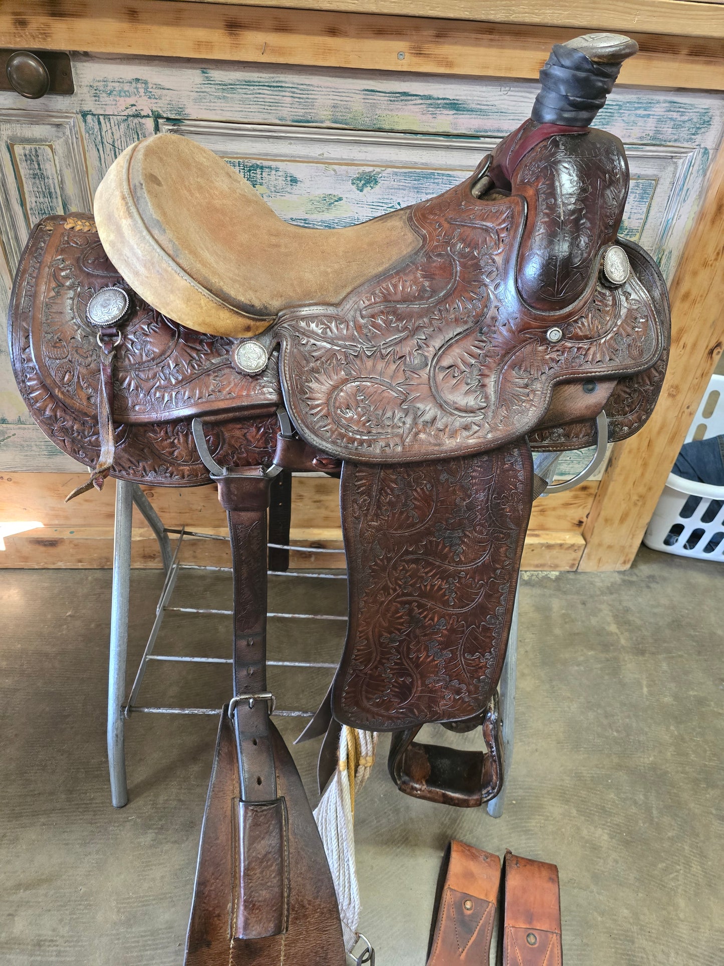 Chuck Stormes Rope Saddle