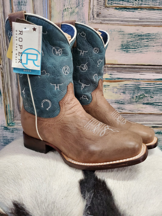 NEW Youth "Branded" Leather Boot