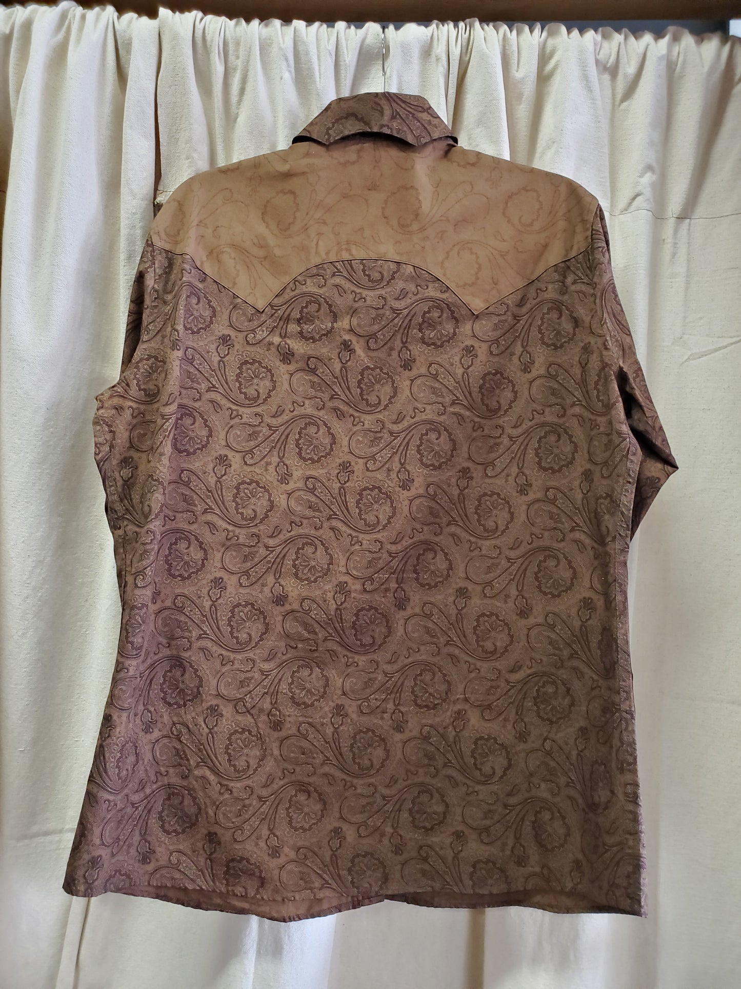 Vintage Brown Paisley W/Shirt