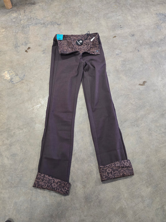 NEW Reversible Jeans              Brown Aztec Boot Cut Jeans