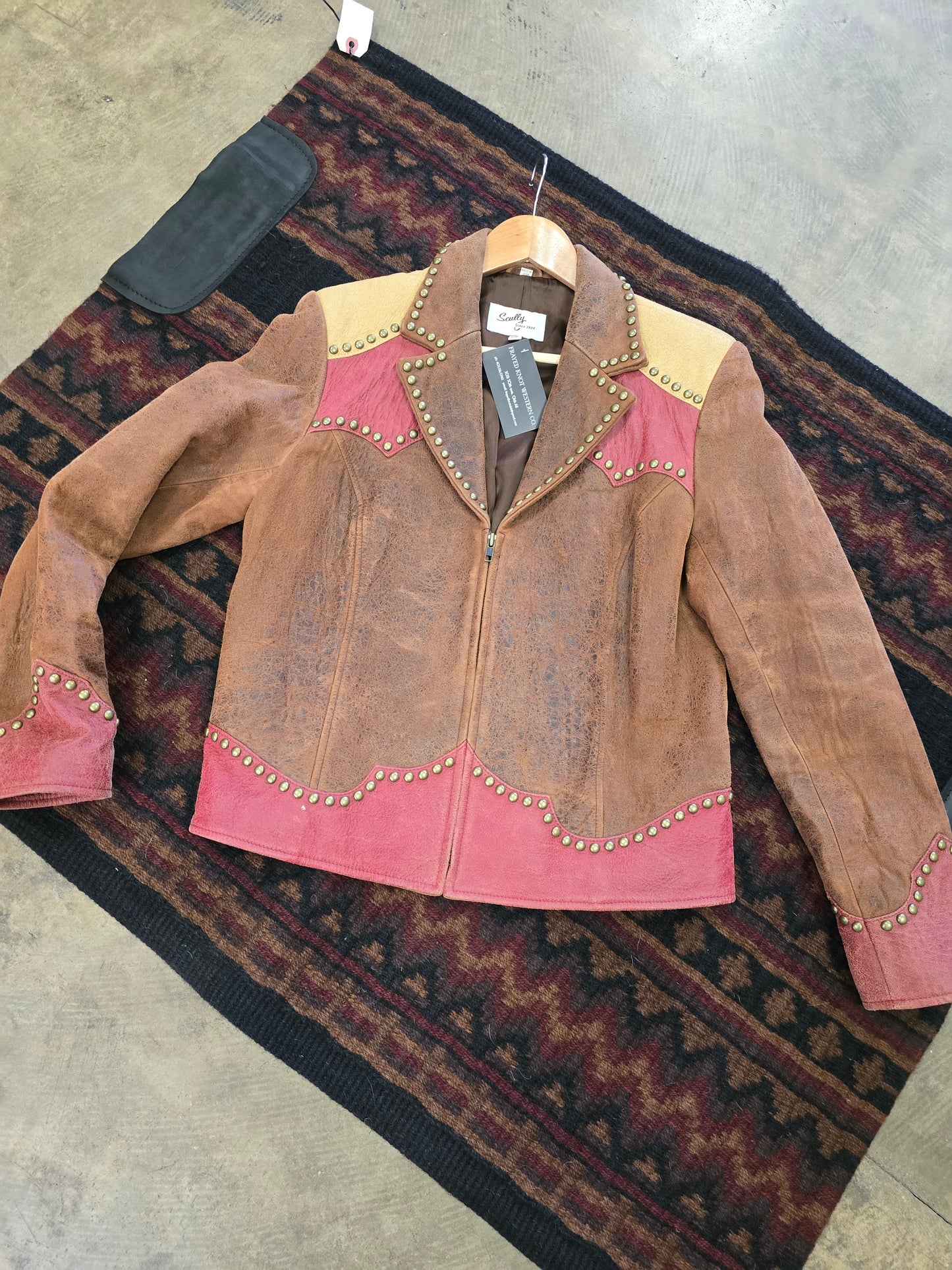 Scully Leather Studded Jacket