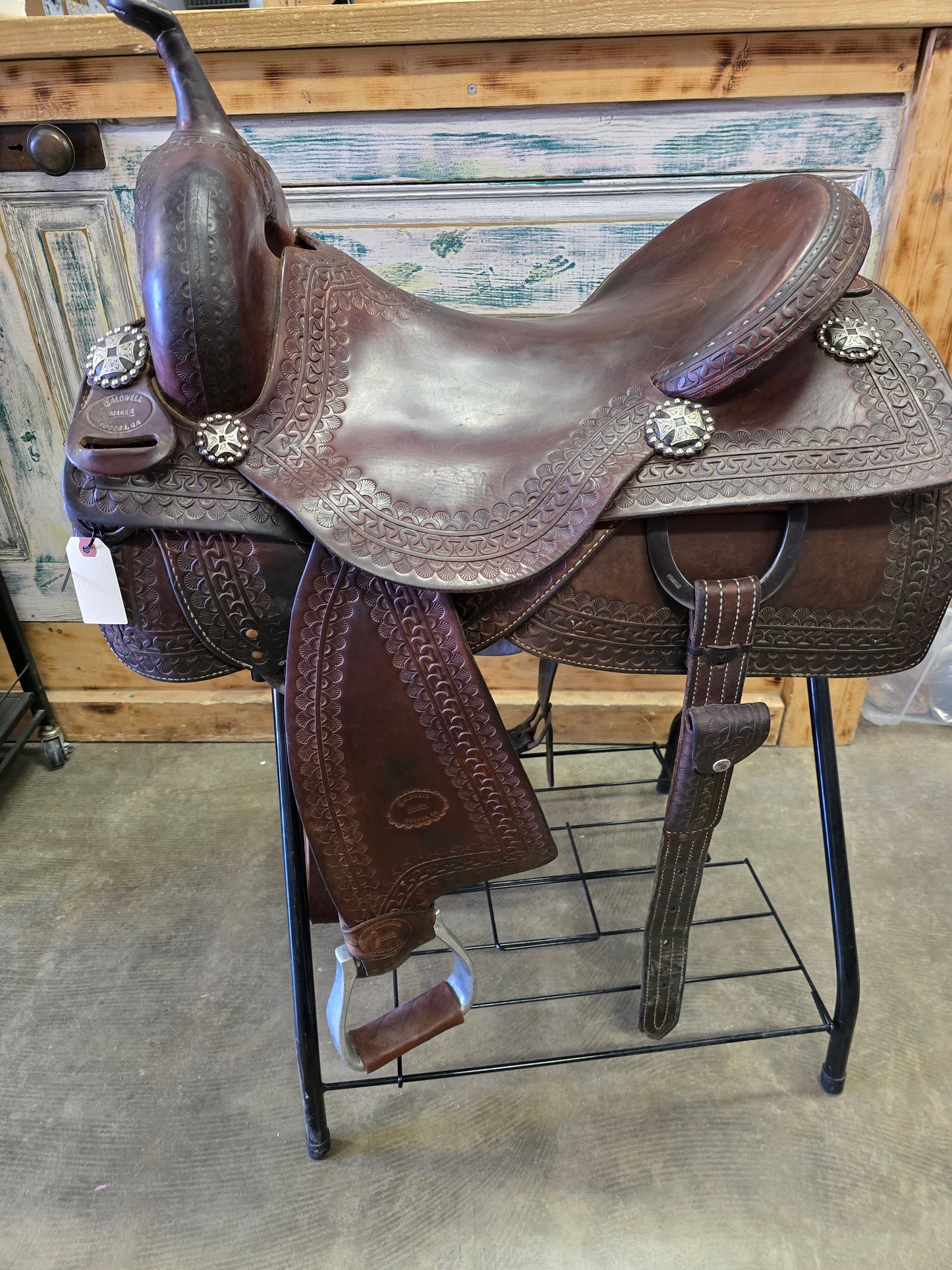 17 1/4 Caldwell Cutting Saddle