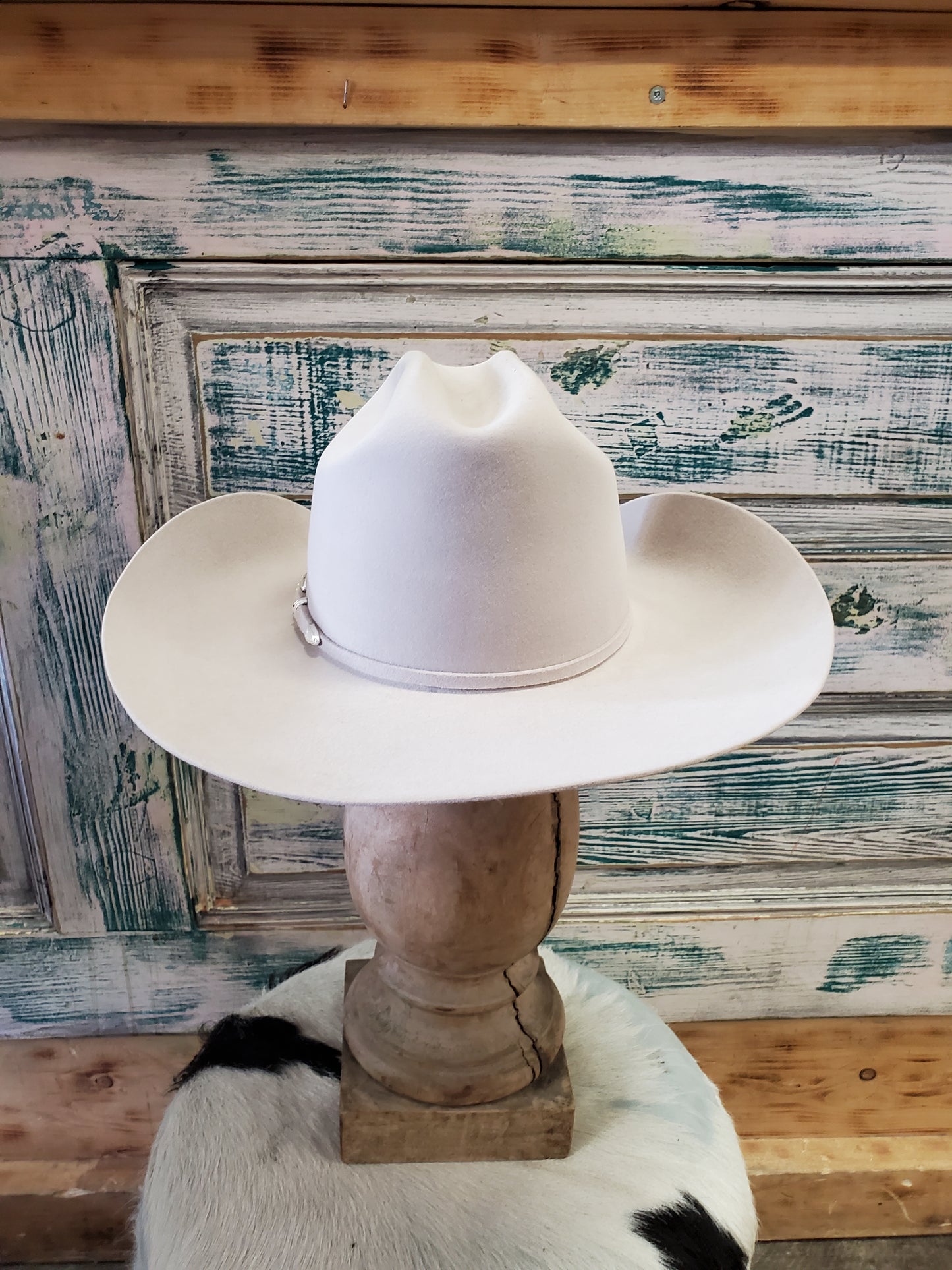NEW Silver Stetson Felt Hat