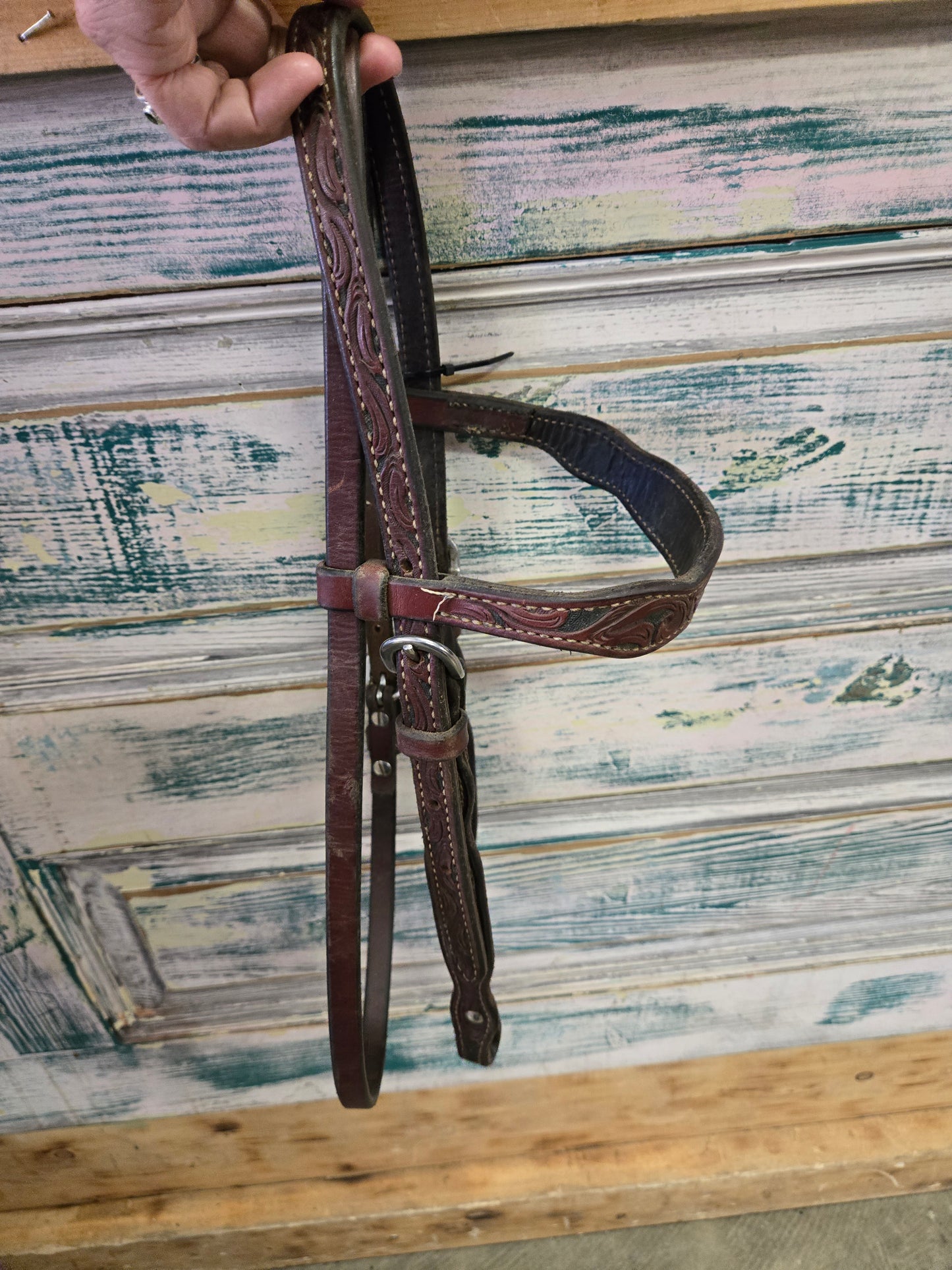 Carvered Browband Headstall