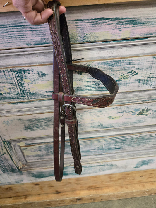 Carvered Browband Headstall