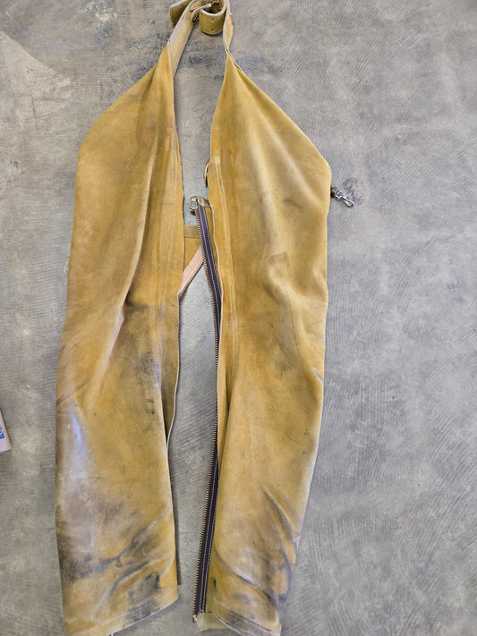 Suede Elk Hide Chaps