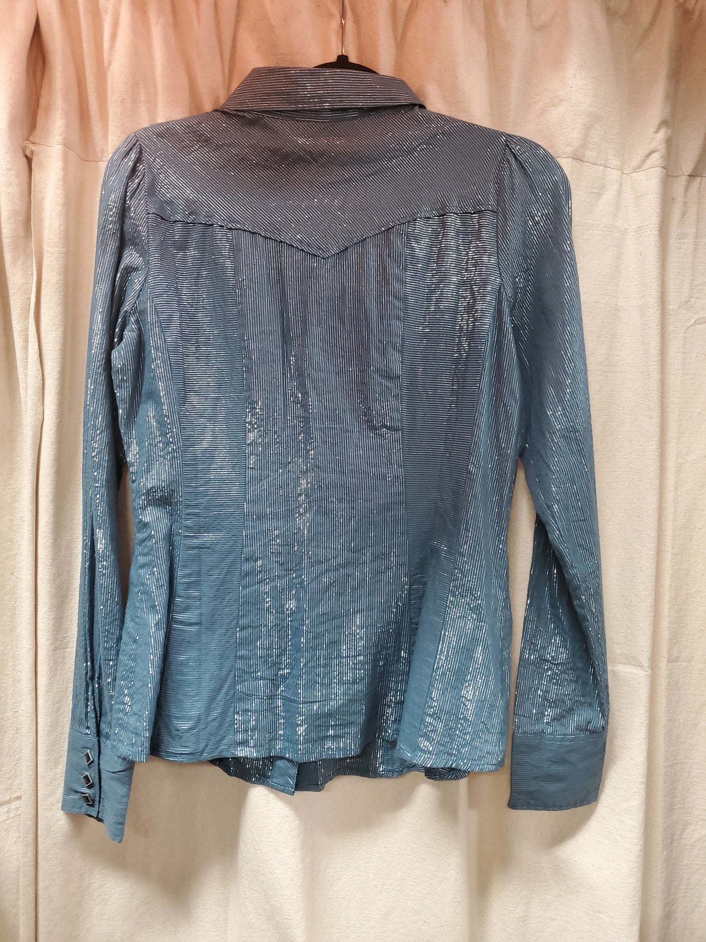 Blue w/Silver Stripe W/Shirt