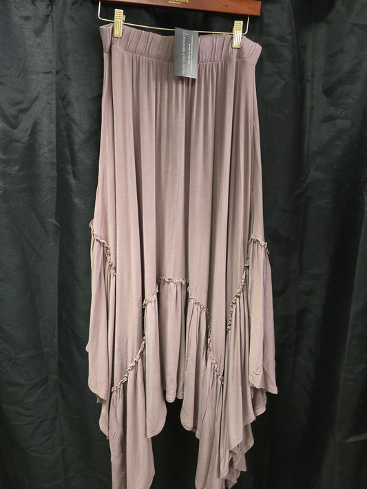 Beige Ruffle Skirt