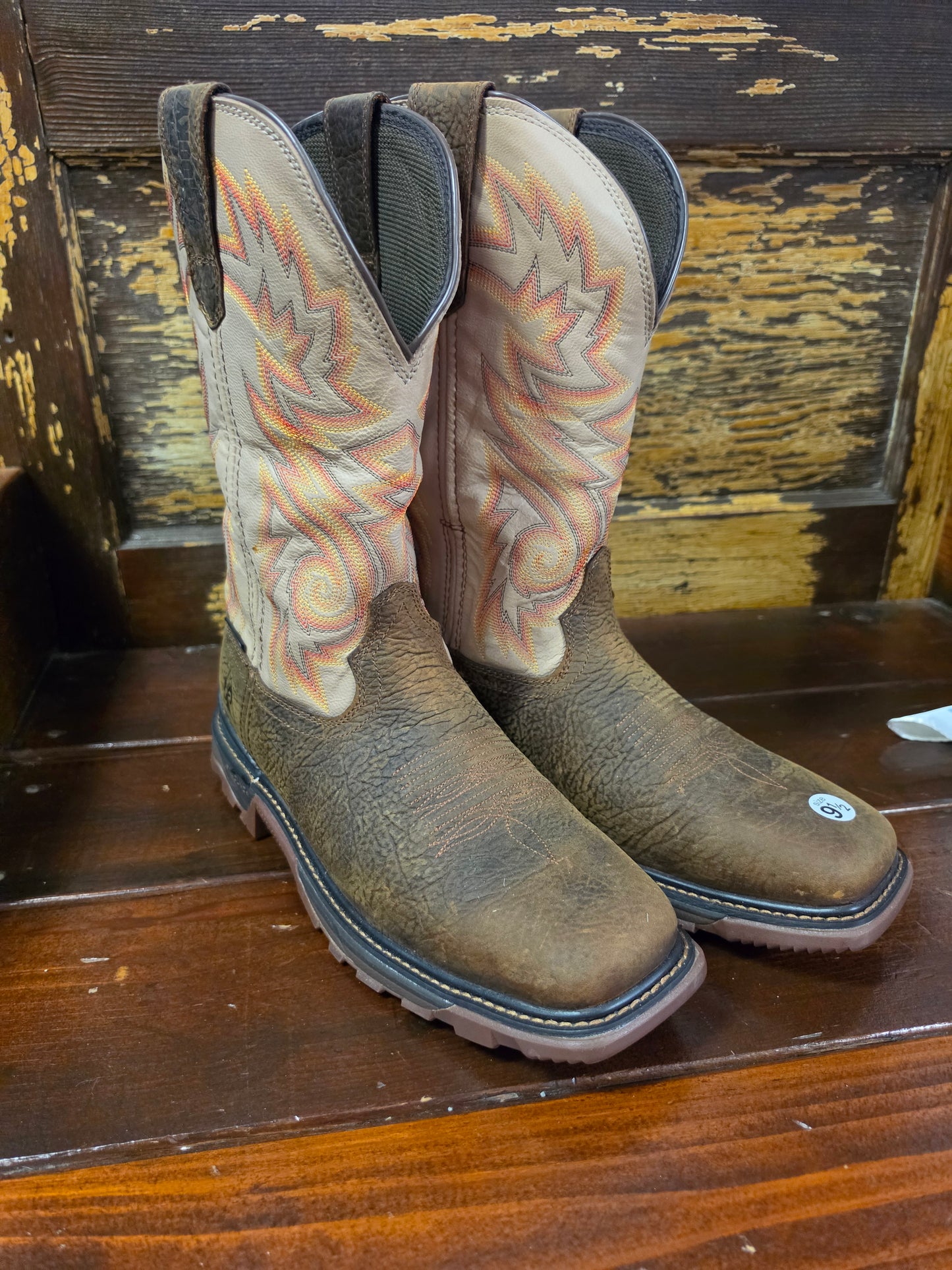 Men's Sq. Top Boot                             Working Sole