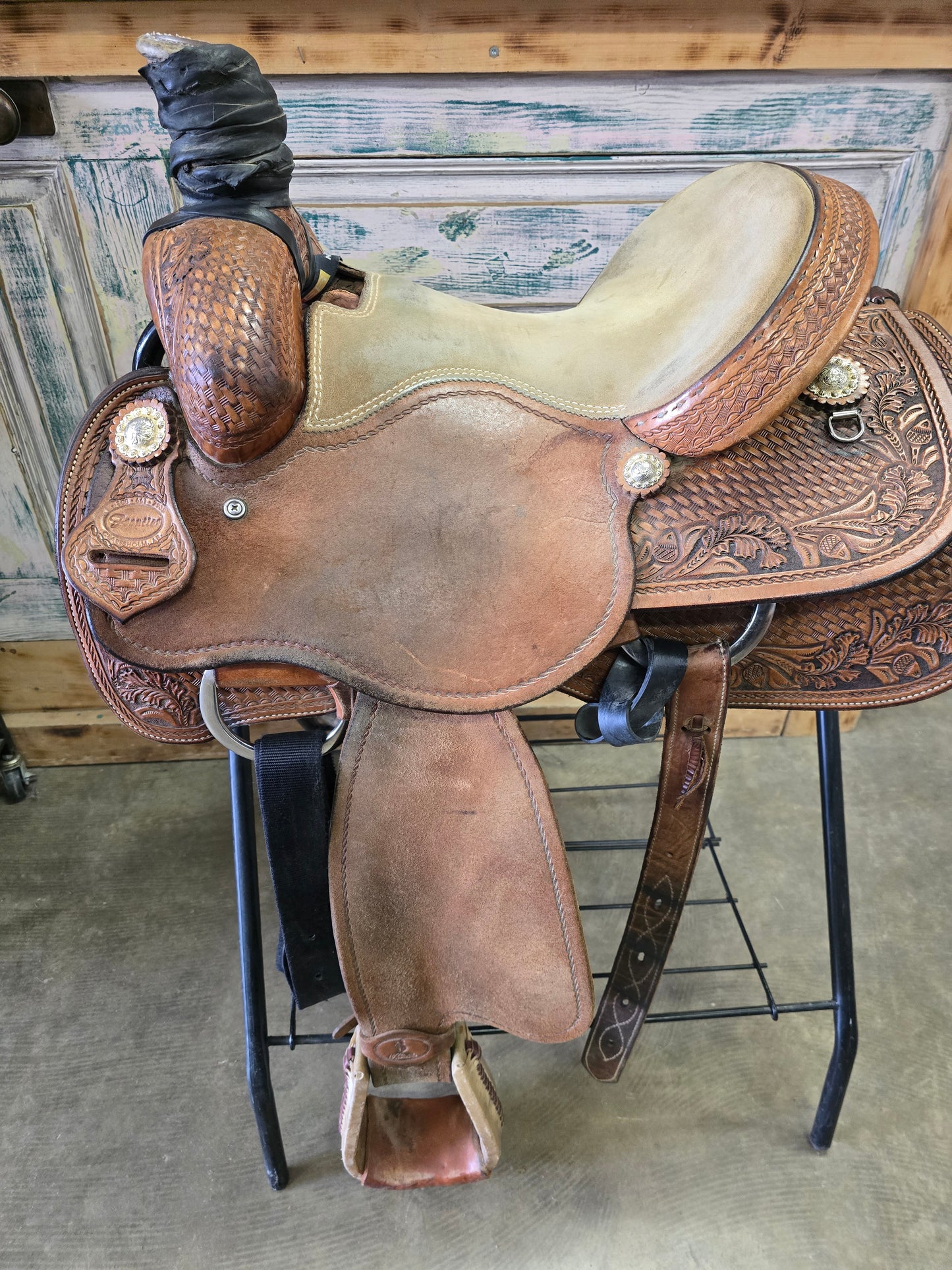 14 Inch Frontier Rope Saddle