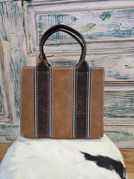 NEW Brown Square Purse