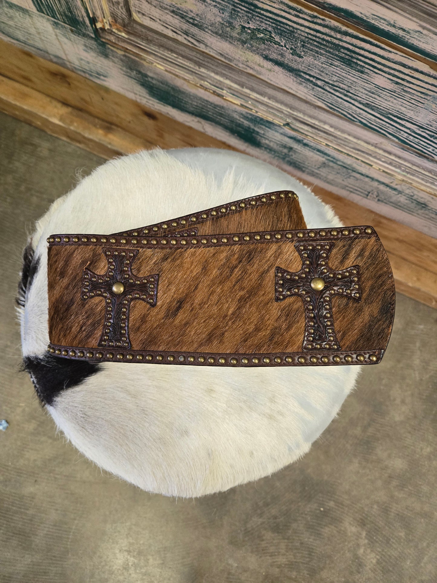 Hide On Fashion Belt/Cross Det.