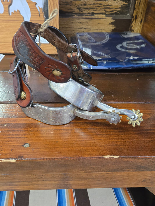 Long Shank Eq. Spurs/Wilm Straps