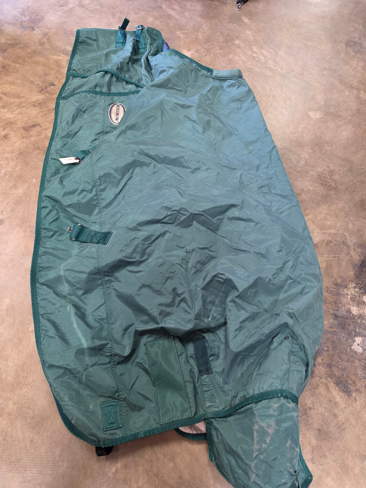 Green Mid-Weight Blanket                         Terry Lined