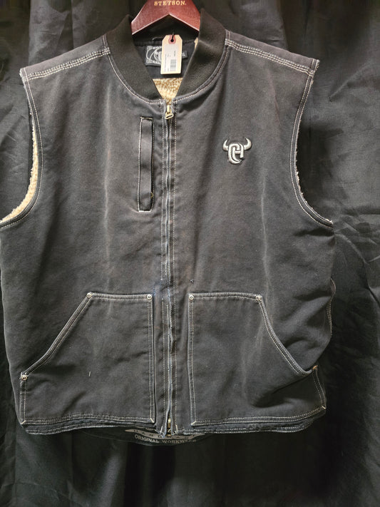 Men's Fleece Lined Canvas Vest