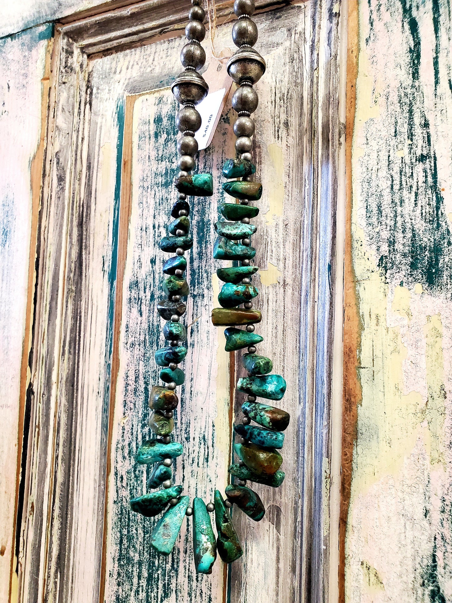 Turquoise / Aztec Pearl Necklace