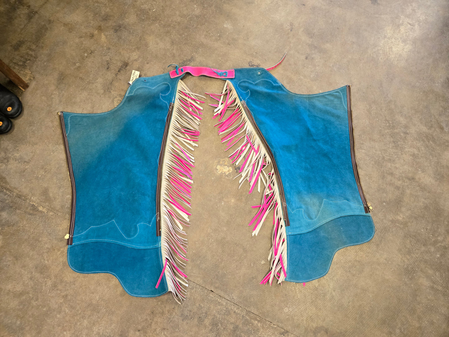 Pink/Teal Ladies Chaps
