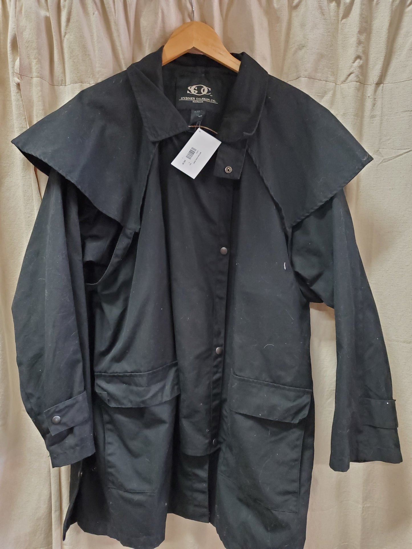 NEW Black Slicker SHORT