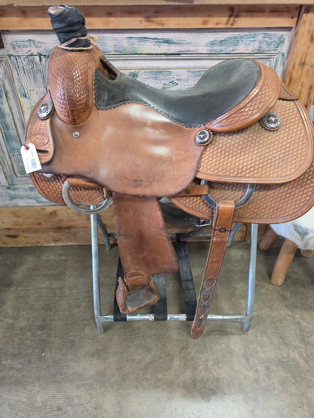 Bar M Saddlery Rope Saddle