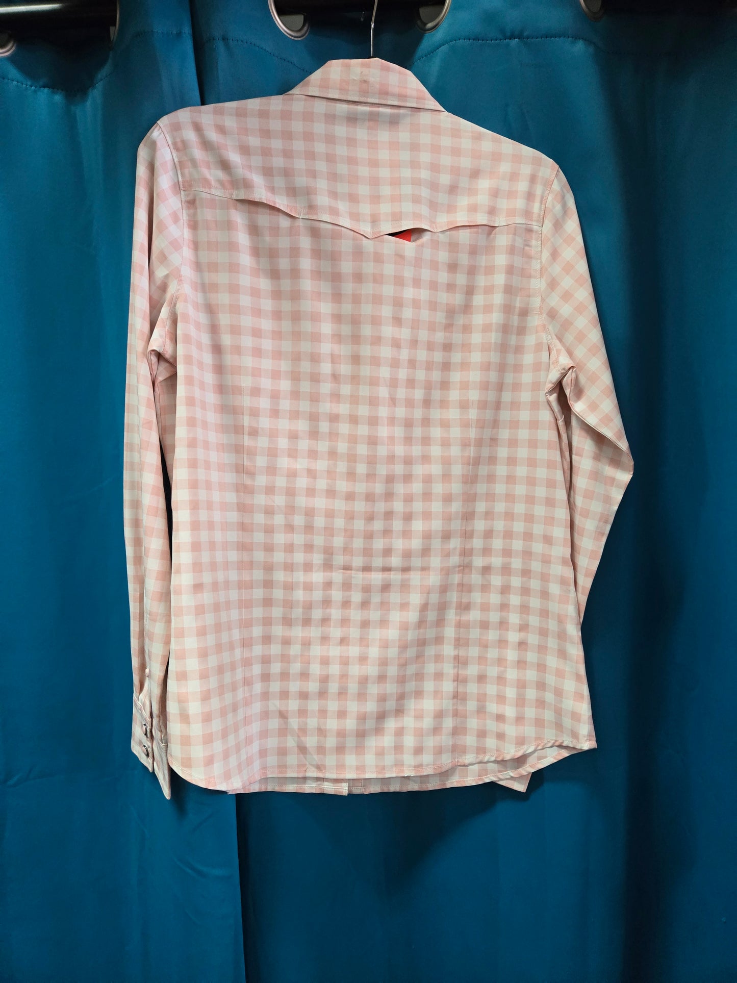 NEW Ladies Pink Checked                        W/Shirt