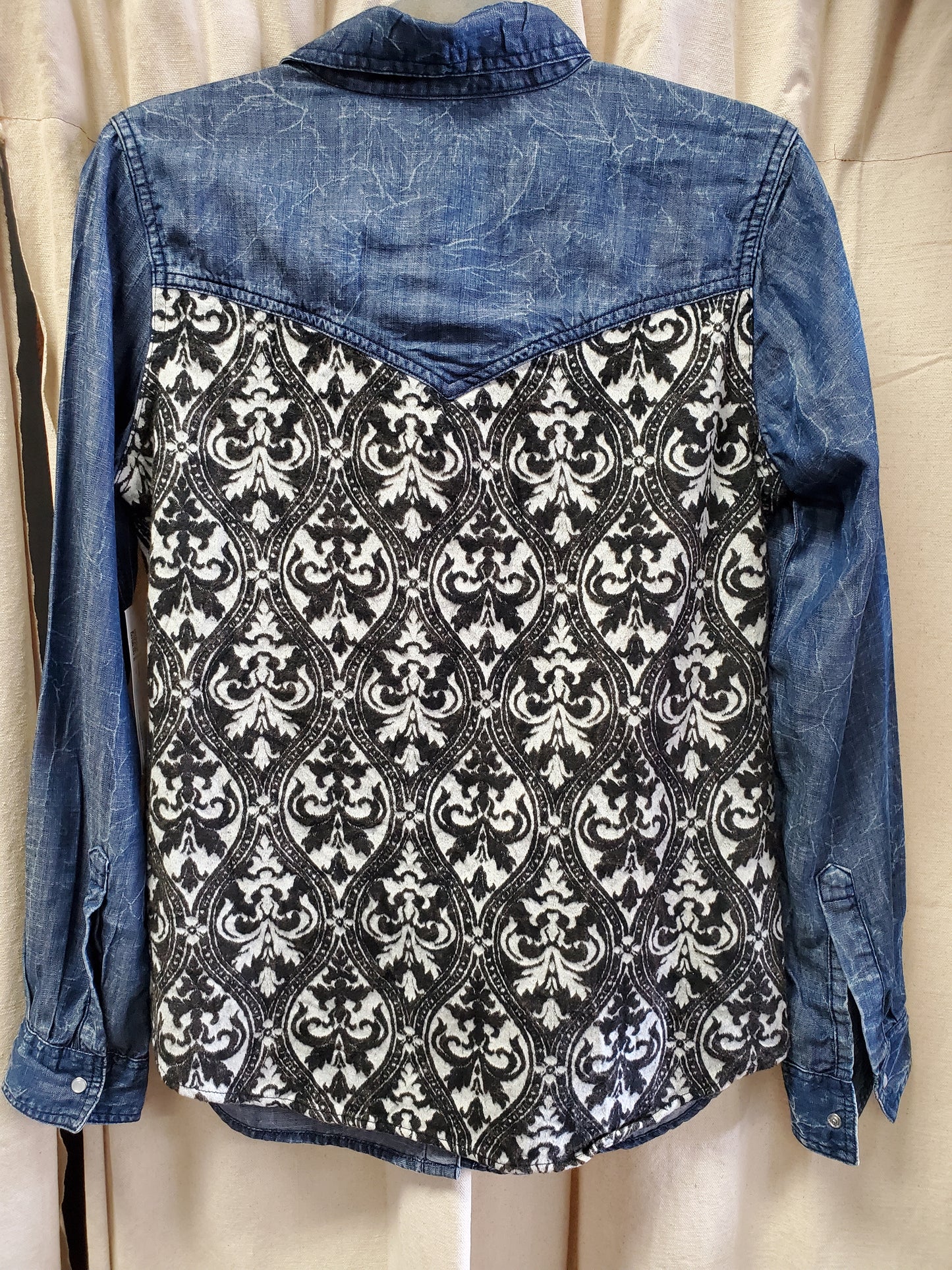 NWT Denim Scully Shirt/ Jacquard