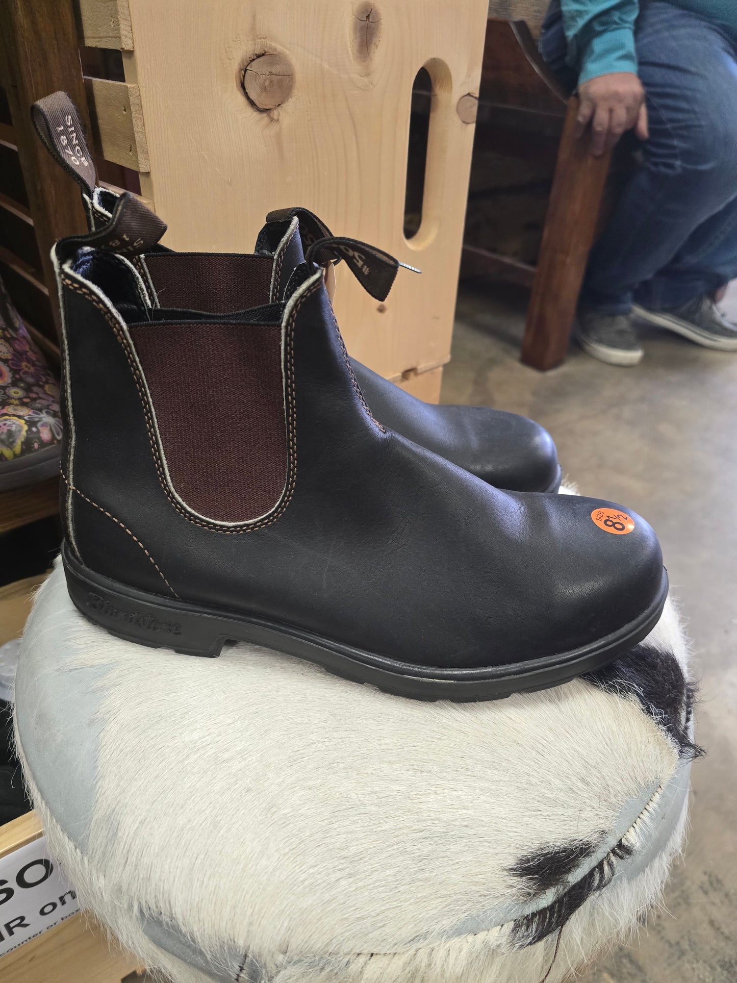 NEW Men's Blundstone Boots Black/Tan