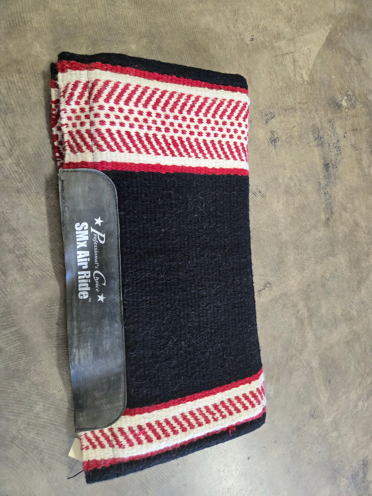 Blk/Red Blanket Top/Fleece Pad