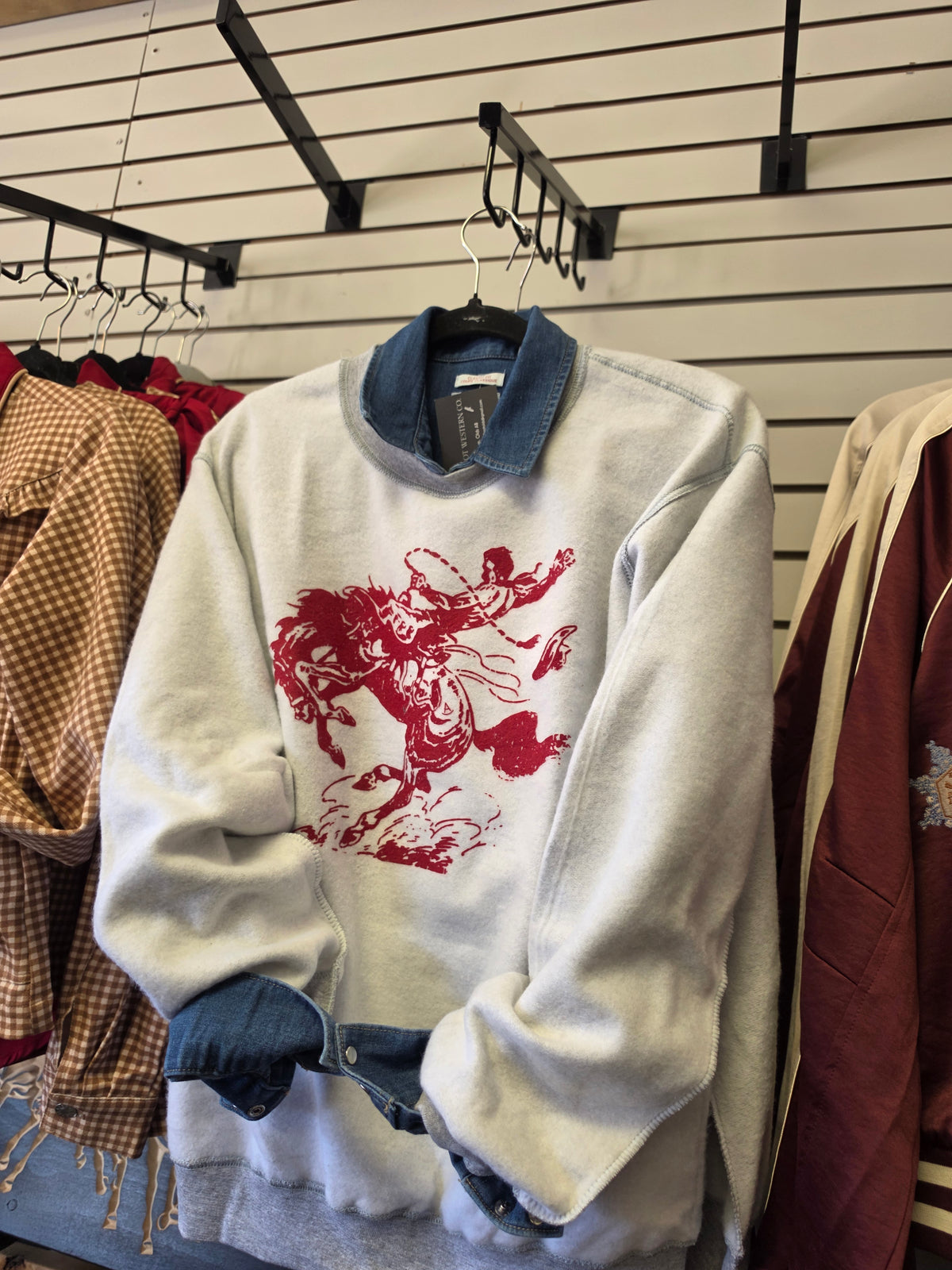 NEW Red Bronc Inside Out Crew