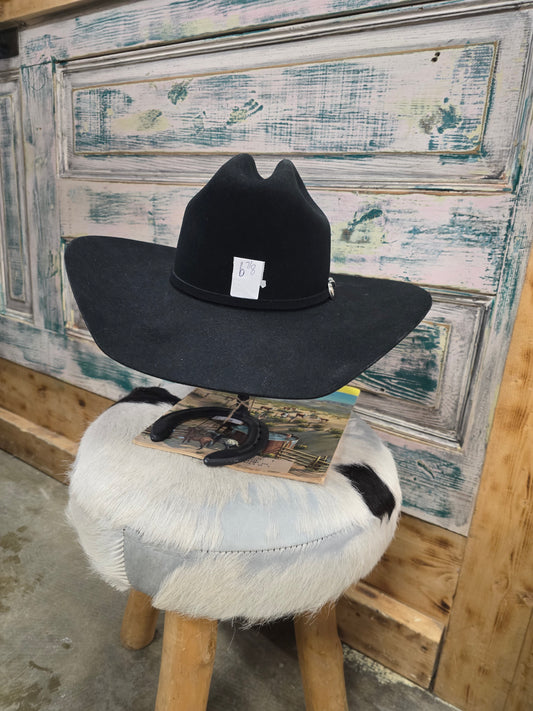 NEW Black Stetson 6 X Hat