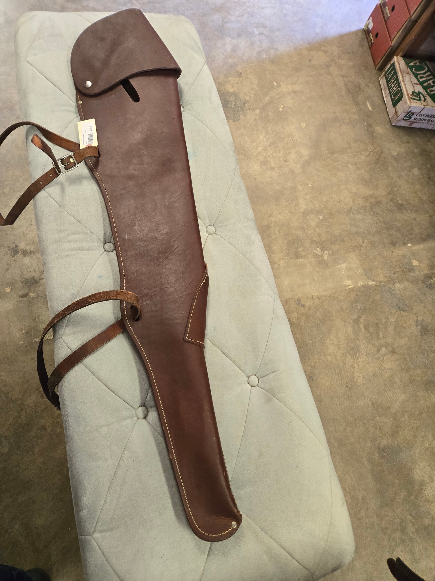 Leather Rifle Scabbard