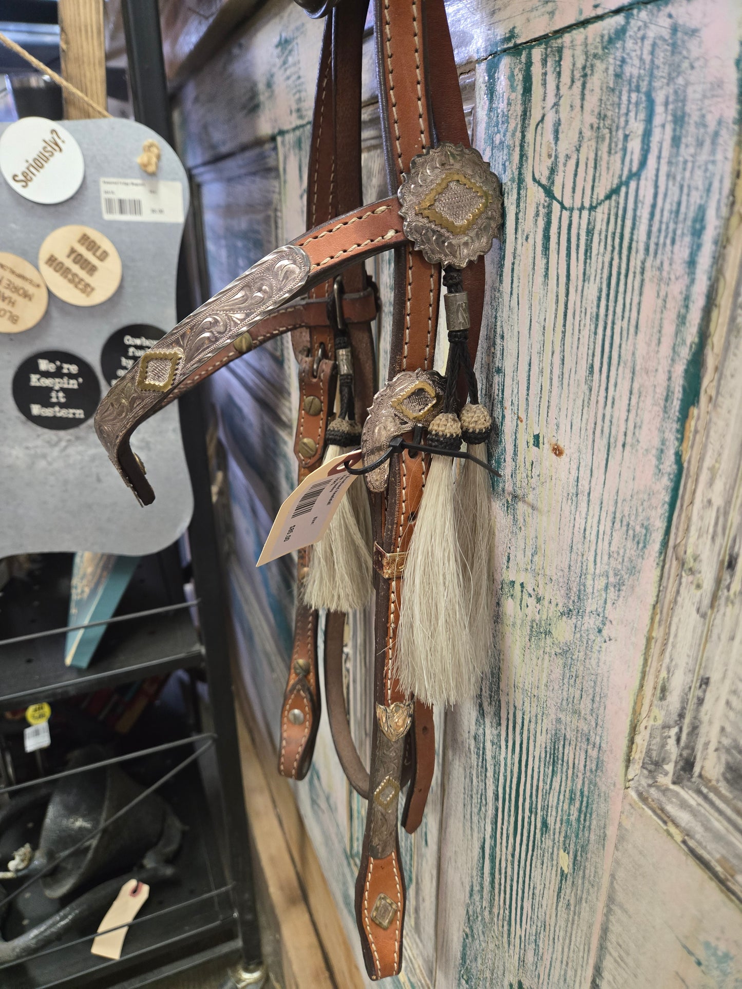 V Browband Headstall                           Hair Tassles