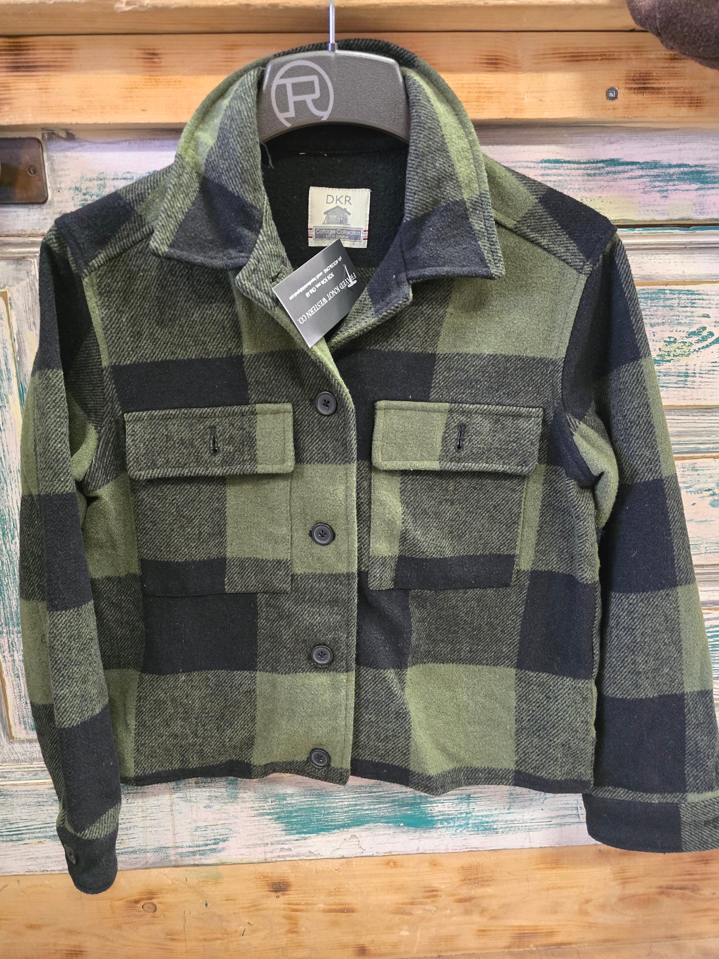 Green Buffalo Plaid Jacket