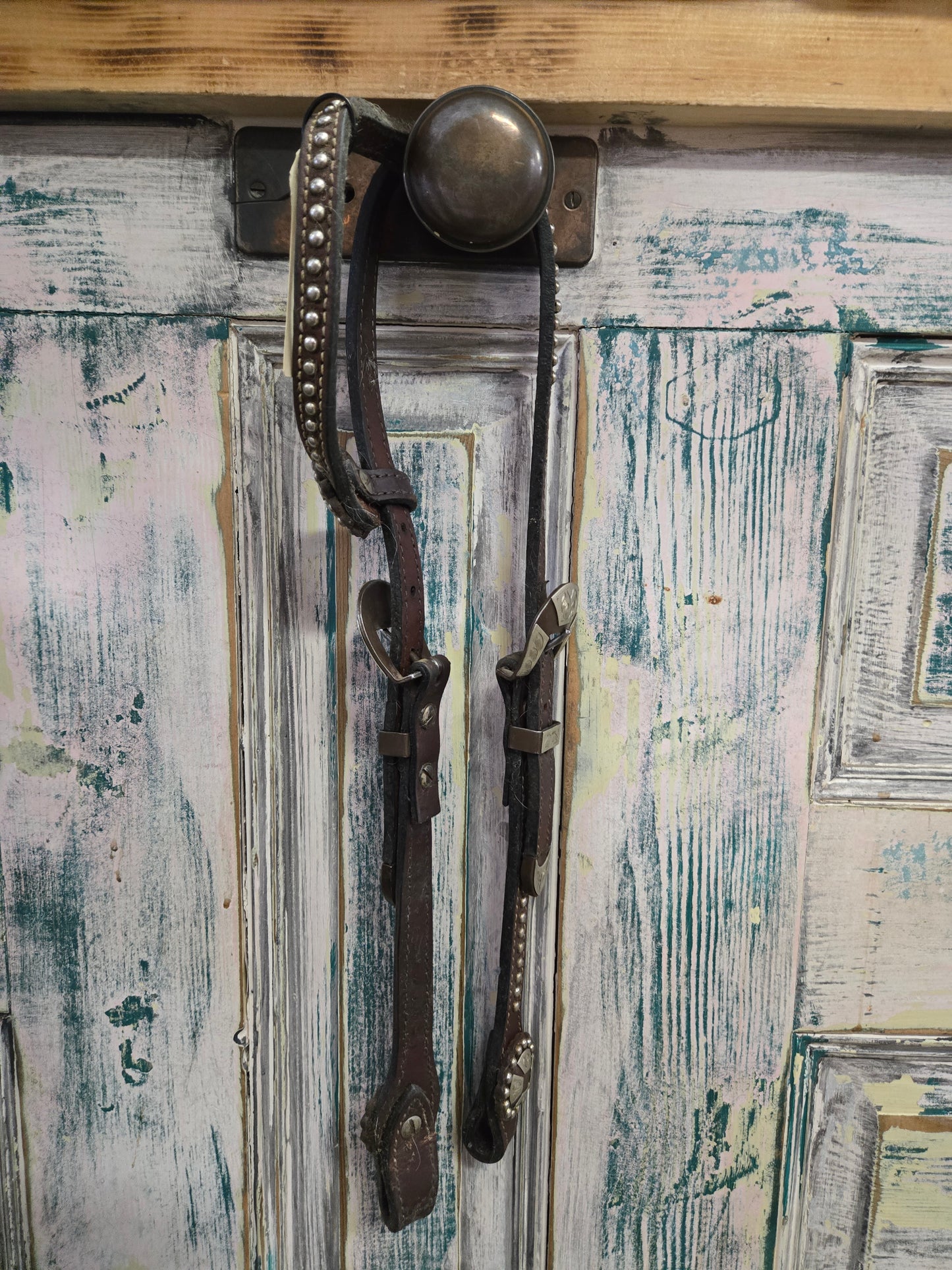 Dot Detail Single Ear Headstall
