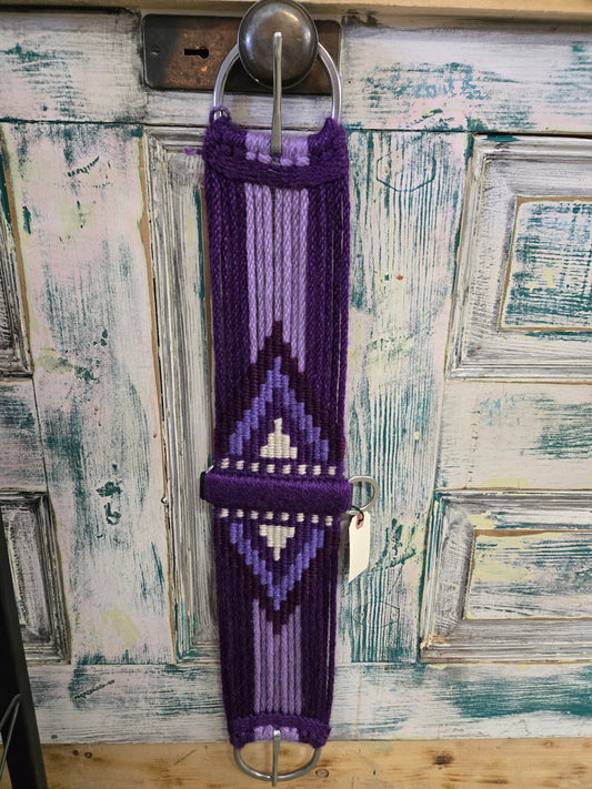 Locally Made Mohair Cinches                Purple